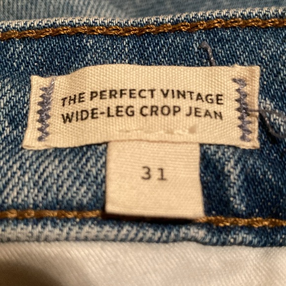 Madewell The Perfect Vintage Wide-Leg Crop Jean - Picture 4 of 6